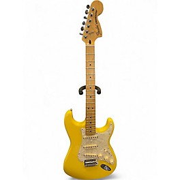 Used Fender Deluxe Roadhouse Stratocaster Vintage White Solid Body Electric Guitar