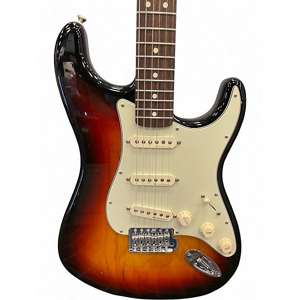 Used Fender FSR Standard Stratocaster Sunburst Solid Body Electric Guitar