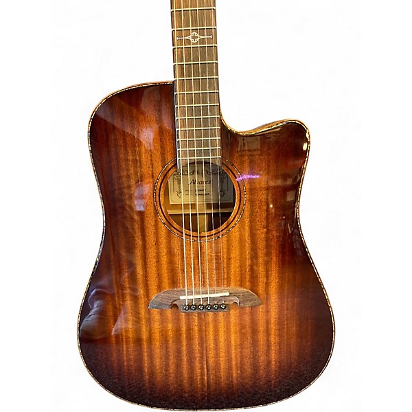 Used Alvarez Masterworks MDA66CE Dreadnought Shadow Burst Acoustic Electric Guitar