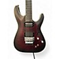 Used Schecter Guitar Research C1 Hellraiser Crimson Red Burst Solid Body Electric Guitar