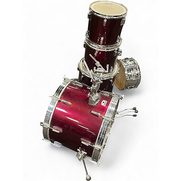 Used TAMA 5 Piece Rockstar RED Drum Kit