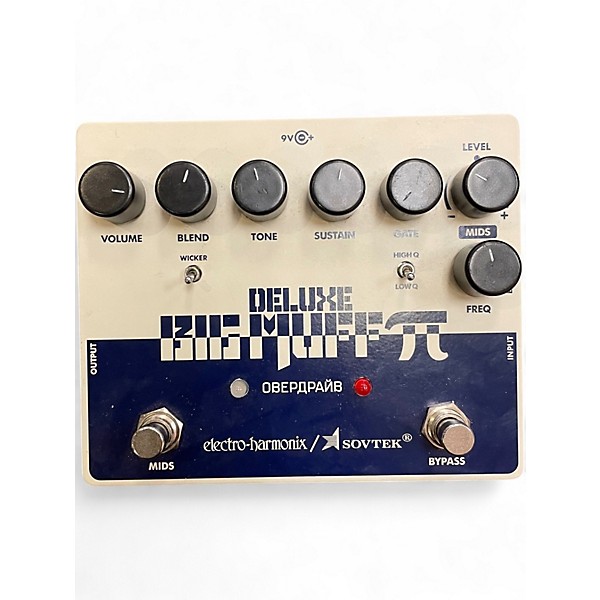 Used Electro-Harmonix Sovtek Deluxe Big Muff Pi Effect Pedal