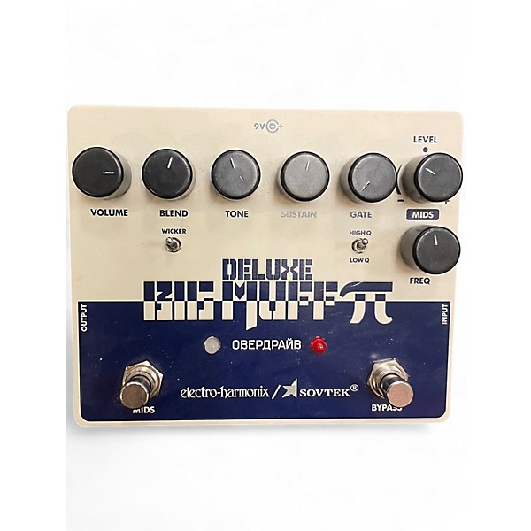 Used Electro-Harmonix Sovtek Deluxe Big Muff Pi Effect Pedal