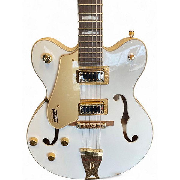 Used Gretsch Guitars G5422GLH Snow Crest White Hollow Body Electric Guitar