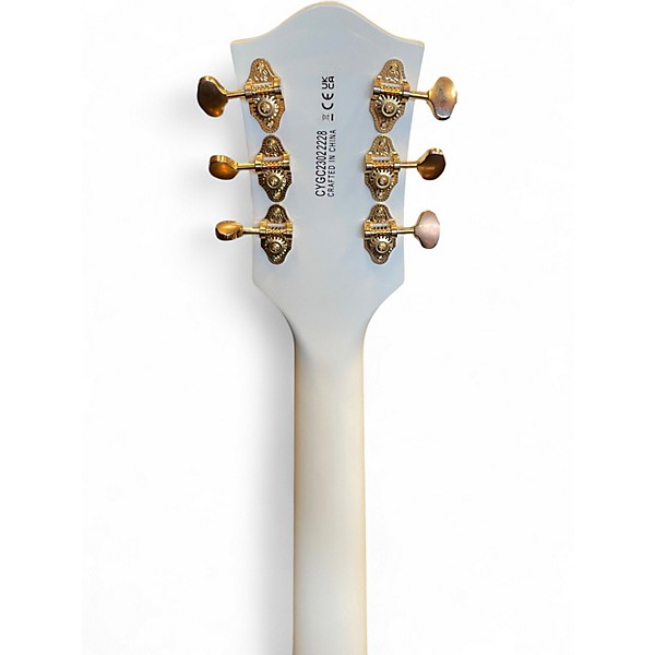 Used Gretsch Guitars G5422GLH Snow Crest White Hollow Body Electric Guitar