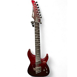 Used Schecter Guitar Research Reaper 7 MS Elite Blood Burst Solid Body Electric Guitar