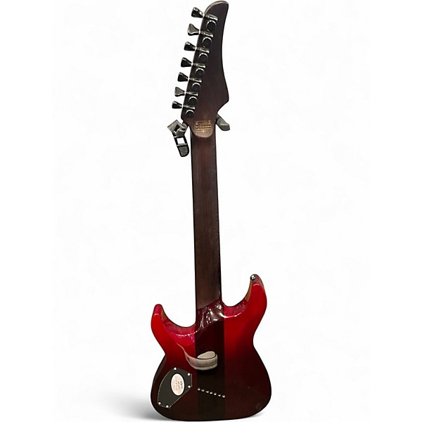 Used Schecter Guitar Research Reaper 7 MS Elite Blood Burst Solid Body Electric Guitar
