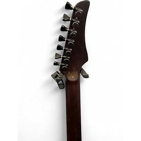 Used Schecter Guitar Research Reaper 7 MS Elite Blood Burst Solid Body Electric Guitar