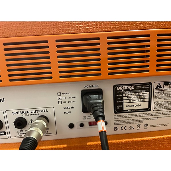 Used 2025 Orange Amplifiers super crush 100 Solid State Guitar Amp Head