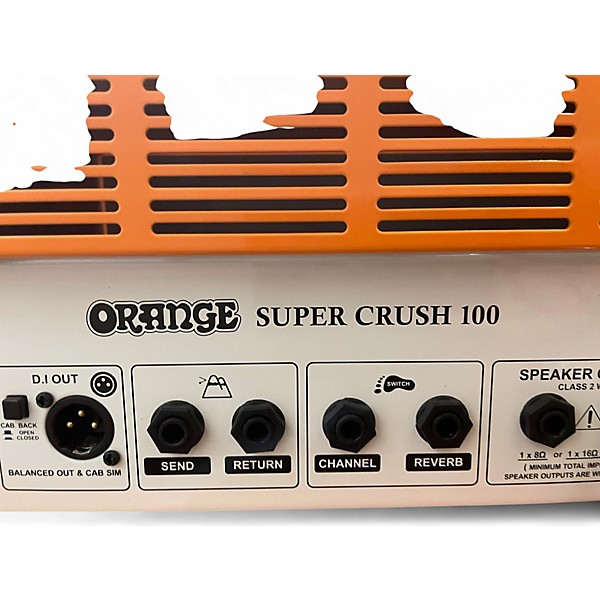 Used 2025 Orange Amplifiers super crush 100 Solid State Guitar Amp Head
