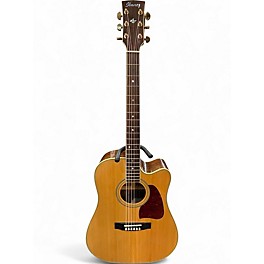 Used Ibanez AW300CE Natural Acoustic Electric Guitar