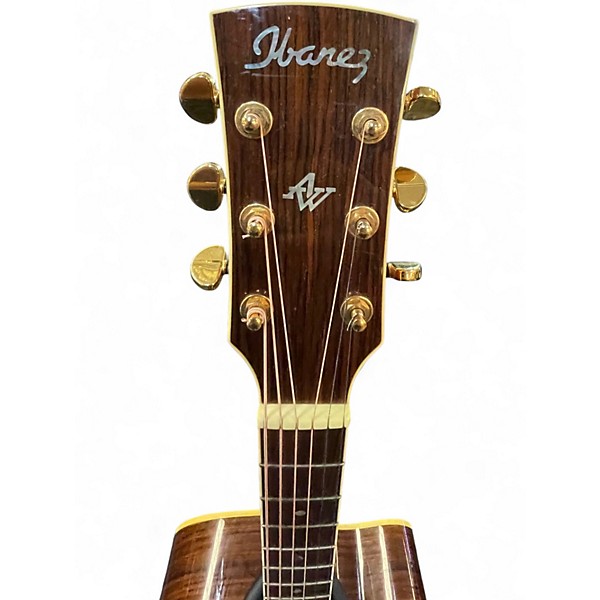 Used Ibanez AW300CE Natural Acoustic Electric Guitar