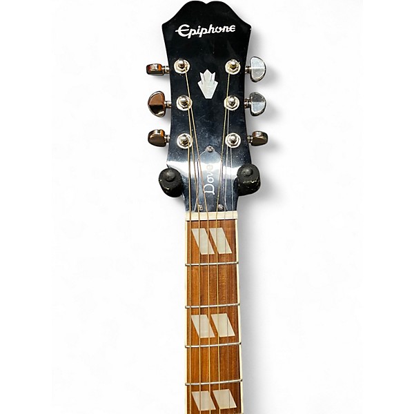 Used Epiphone Dove STUDIO ORANGE BURST Acoustic Electric Guitar