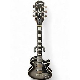 Used Epiphone Les Paul Custom Silverburst Solid Body Electric Guitar