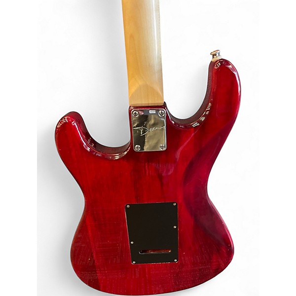 Used Dean Avalanche Trans Red Solid Body Electric Guitar