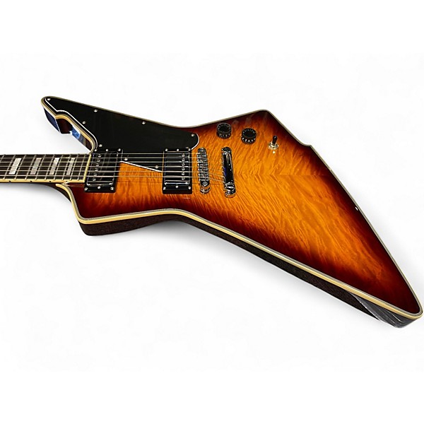 Used Schecter Guitar Research E1 Custom 2 Color Sunburst Solid Body Electric Guitar