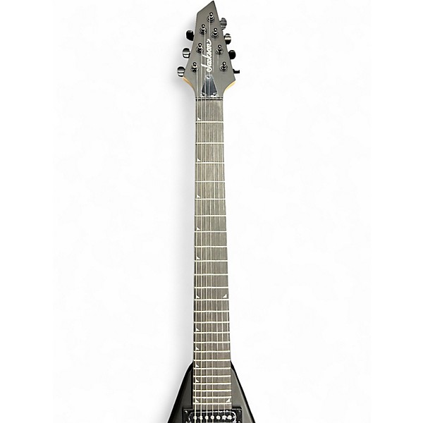 Used Jackson KING V JS22 7 Satin Black Solid Body Electric Guitar