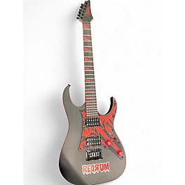 Used Ibanez GRG131DX BLACK AND RED Solid Body Electric Guitar