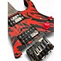 Used Ibanez GRG131DX BLACK AND RED Solid Body Electric Guitar