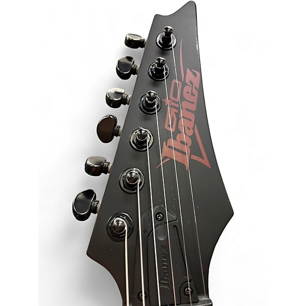 Used Ibanez GRG131DX BLACK AND RED Solid Body Electric Guitar