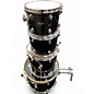 Used Ludwig 4 Piece Accent CS Black Drum Kit