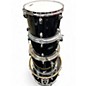 Used Ludwig 4 Piece Accent CS Black Drum Kit