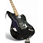 Used Squier Vintage Modified Baritone Jazzmaster Black Solid Body Electric Guitar