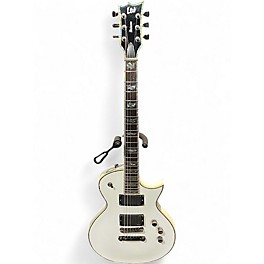 Used ESP LTD EC1000 Deluxe Snow White Solid Body Electric Guitar