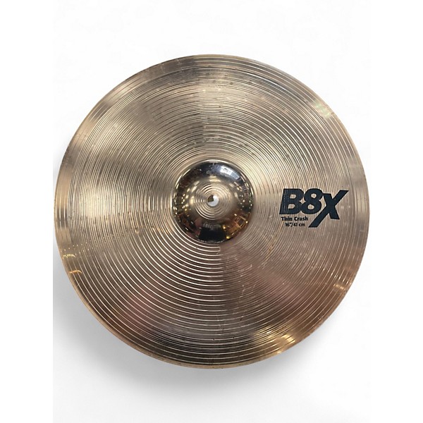 Used SABIAN 16in B8X THIN CRASH Cymbal