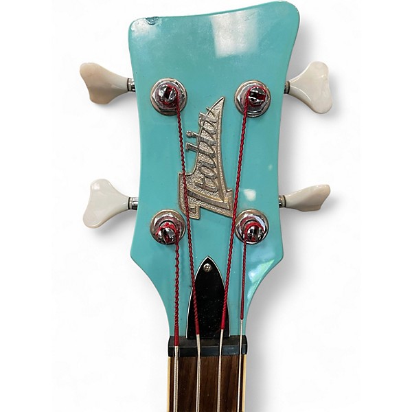 Used Italia TORINO Seafoam Green Electric Bass Guitar