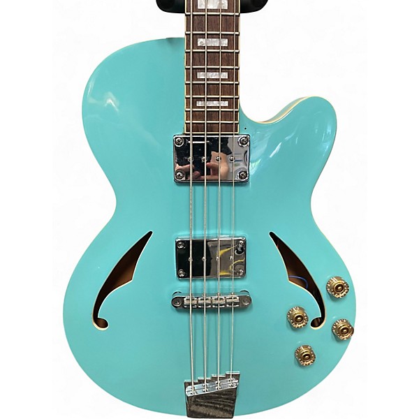 Used Italia TORINO Seafoam Green Electric Bass Guitar