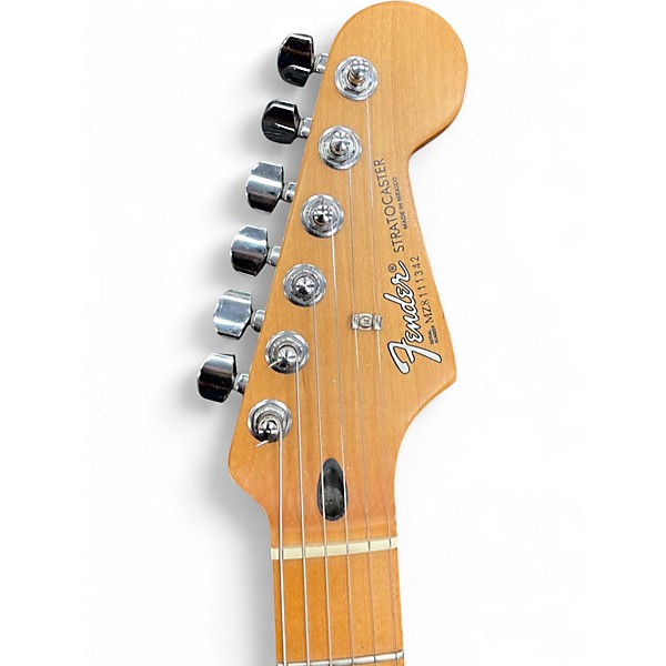 Used Fender Deluxe Roadhouse Stratocaster Alpine White Solid Body Electric Guitar