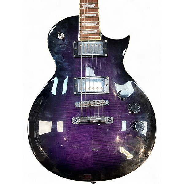 Used ESP LTD EC256FM Trans Purple Solid Body Electric Guitar