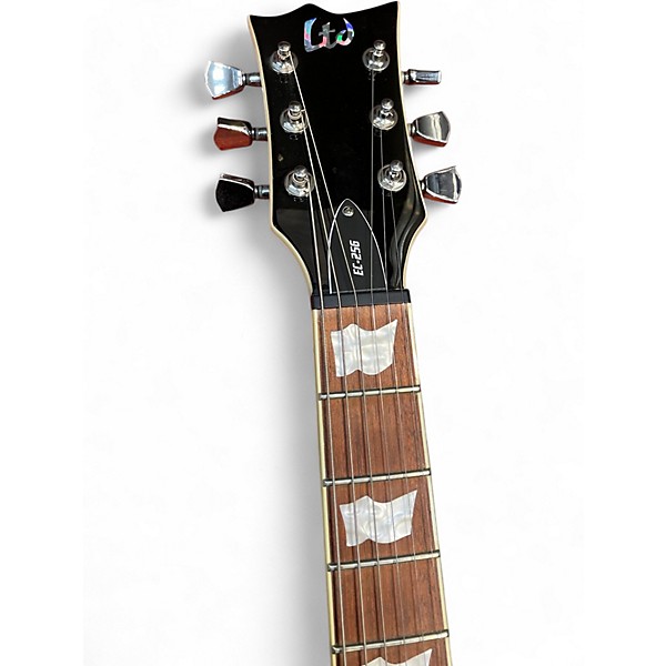 Used ESP LTD EC256FM Trans Purple Solid Body Electric Guitar