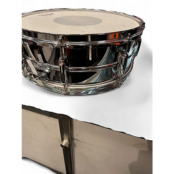 Used Pearl 14in MIRROR CHROME STEEL Drum