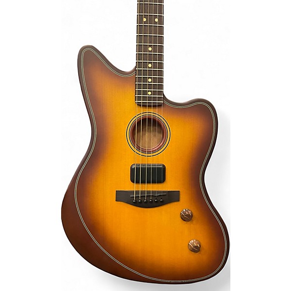 Used Fender ACOUSTASONIC STANDARD JAZZMASTER HONEY BURST Acoustic Electric Guitar