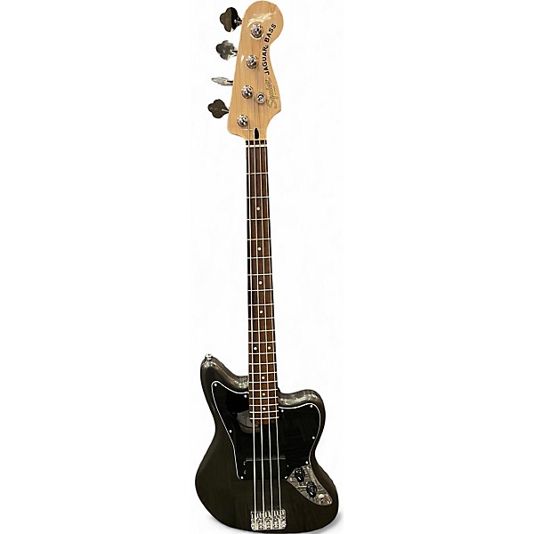 Used Squier JAGUAR BASS AFFINITY BASS CHARCOAL FROST METALLIC Electric Bass Guitar