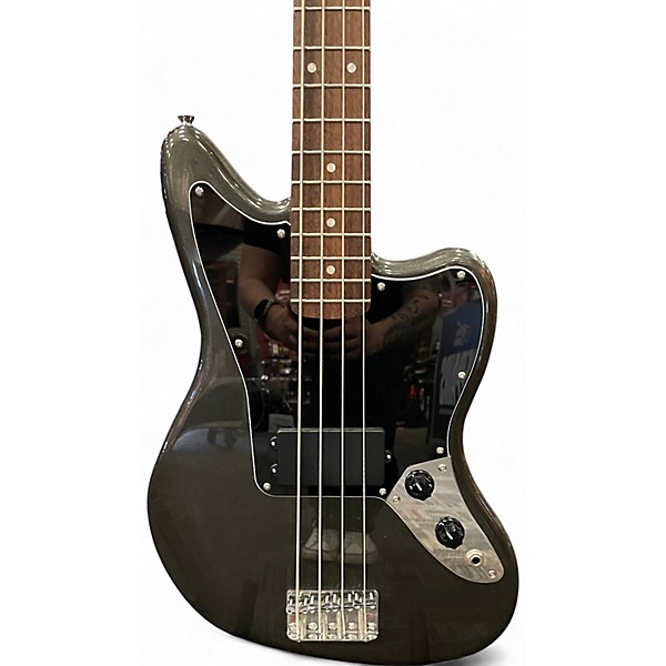 Used Squier JAGUAR BASS AFFINITY BASS CHARCOAL FROST METALLIC Electric Bass Guitar