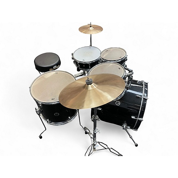 Used PDP by DW 5 Piece Encore Black Drum Kit