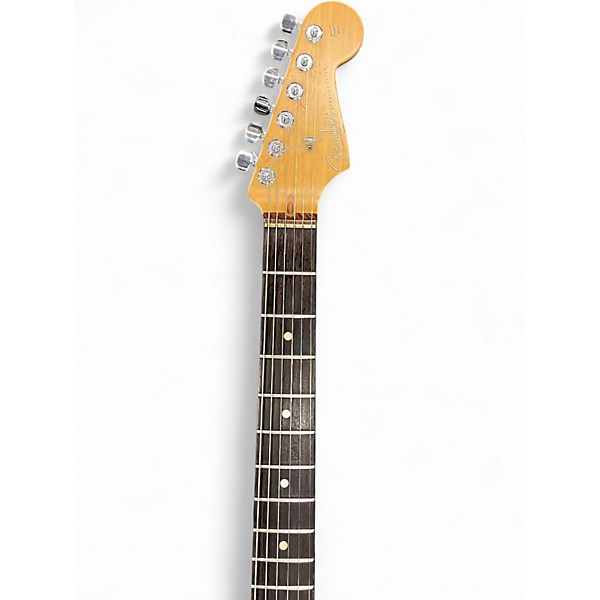 Used 2002 Fender American Fat Stratocaster Texas Special Chrome Silver Solid Body Electric Guitar