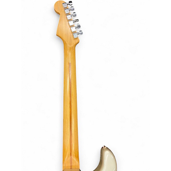 Used 2002 Fender American Fat Stratocaster Texas Special Chrome Silver Solid Body Electric Guitar