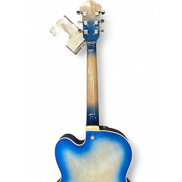 Used Ibanez AF75 Blue Burst Hollow Body Electric Guitar