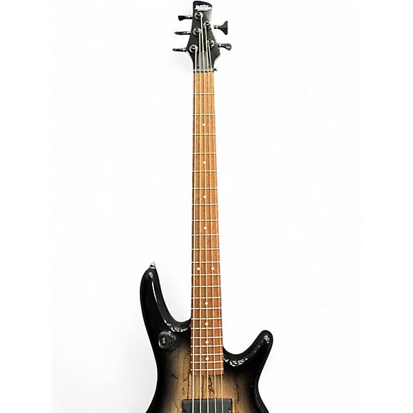 Used Ibanez GSR205FM 5 String Trans Black Electric Bass Guitar