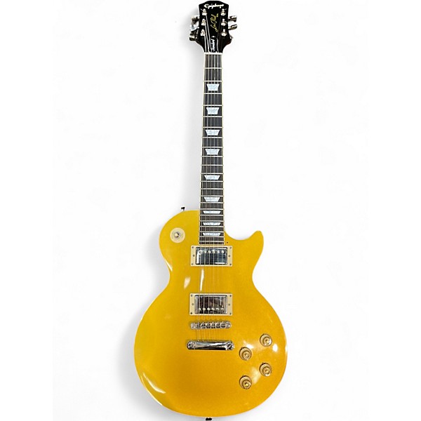 Used 2018 Epiphone Les Paul Standard 1950s Gold Top Solid Body Electric Guitar