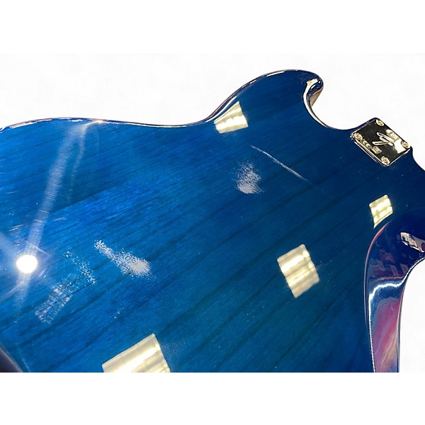 Used Fender Player Plus Jazz Bass Blue Burst Electric Bass Guitar