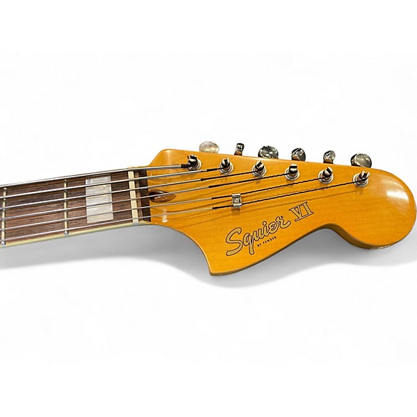 Used Squier Bass IV 2 Color Sunburst Electric Bass Guitar