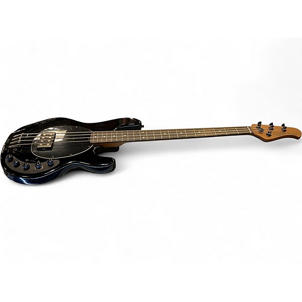 Used Sterling by Music Man Dark ray Black Electric Bass Guitar
