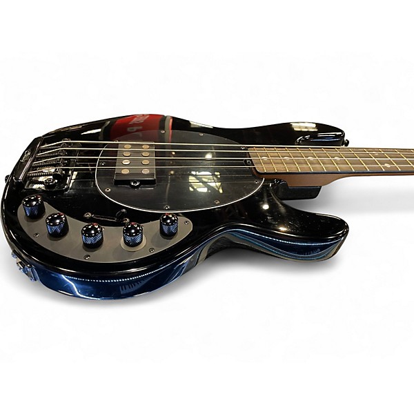 Used Sterling by Music Man Dark ray Black Electric Bass Guitar