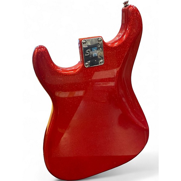Used Squier Affinity Stratocaster Red Sparkle Solid Body Electric Guitar