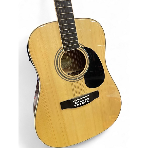 Used Mitchell D120S Natural 12 String Acoustic Electric Guitar
